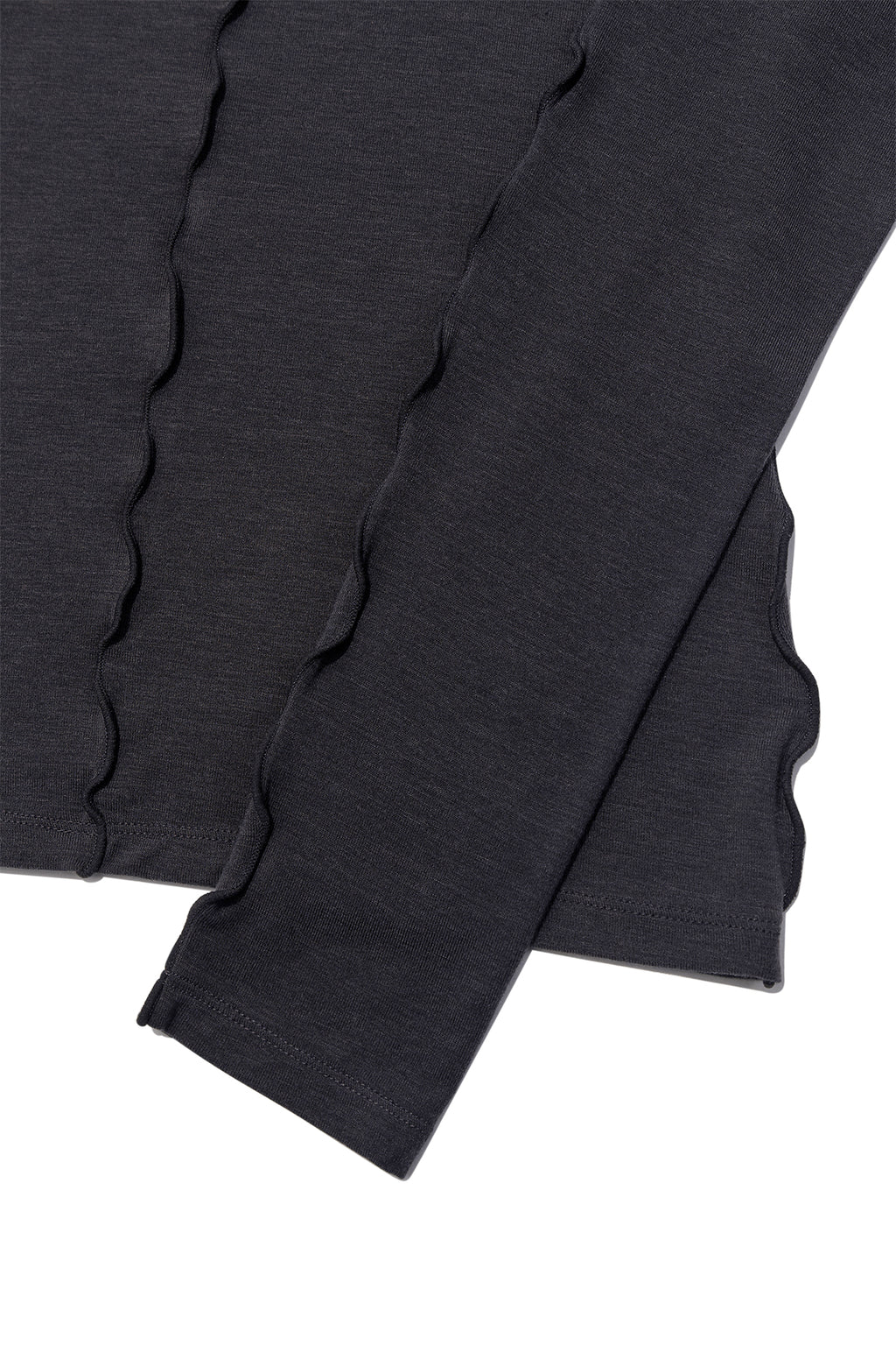 Matin Kim - Wide Neck Raglan Long Sleeve (Charcoal) product image 4 | TRAB K-Fashion Australia