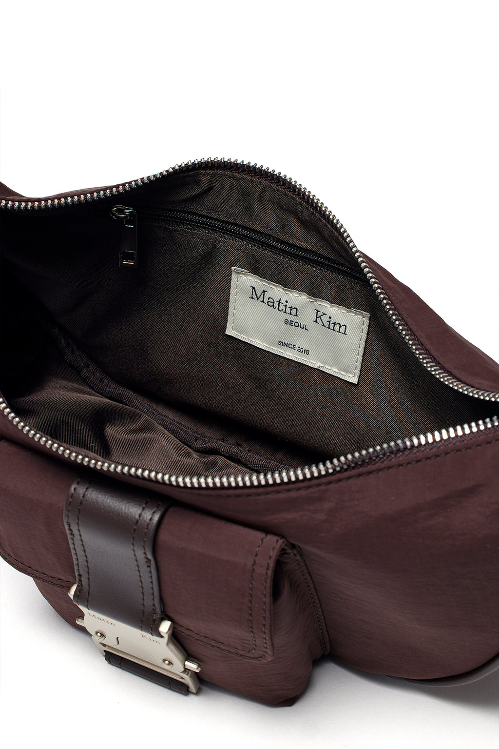Matin Kim - Buckle Hobo Bag (Brown) product image 4 | TRAB K-Fashion Australia