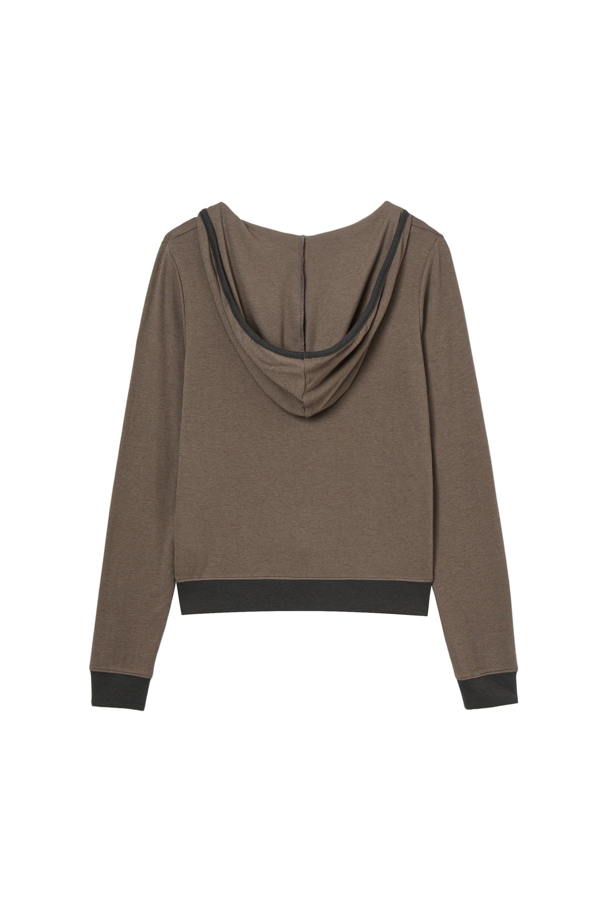 Deinet - V-Neck Hoodie (Khaki) product image 2 | TRAB K-Fashion Australia