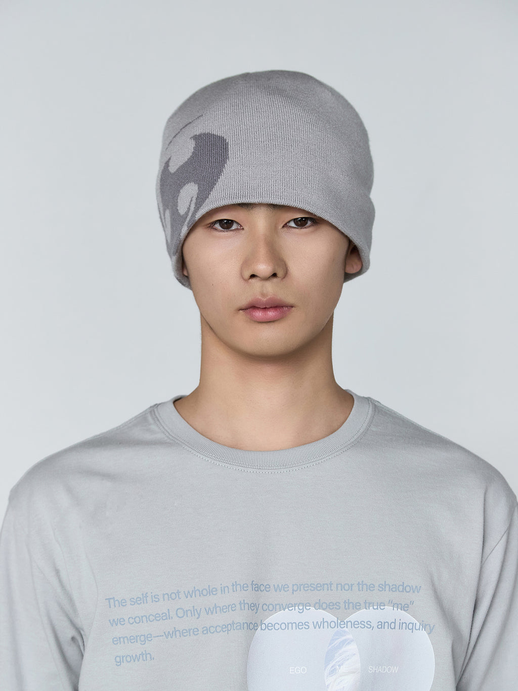San San Gear - Logo Beanie (Light Grey) product image 2 | TRAB K-Fashion Australia