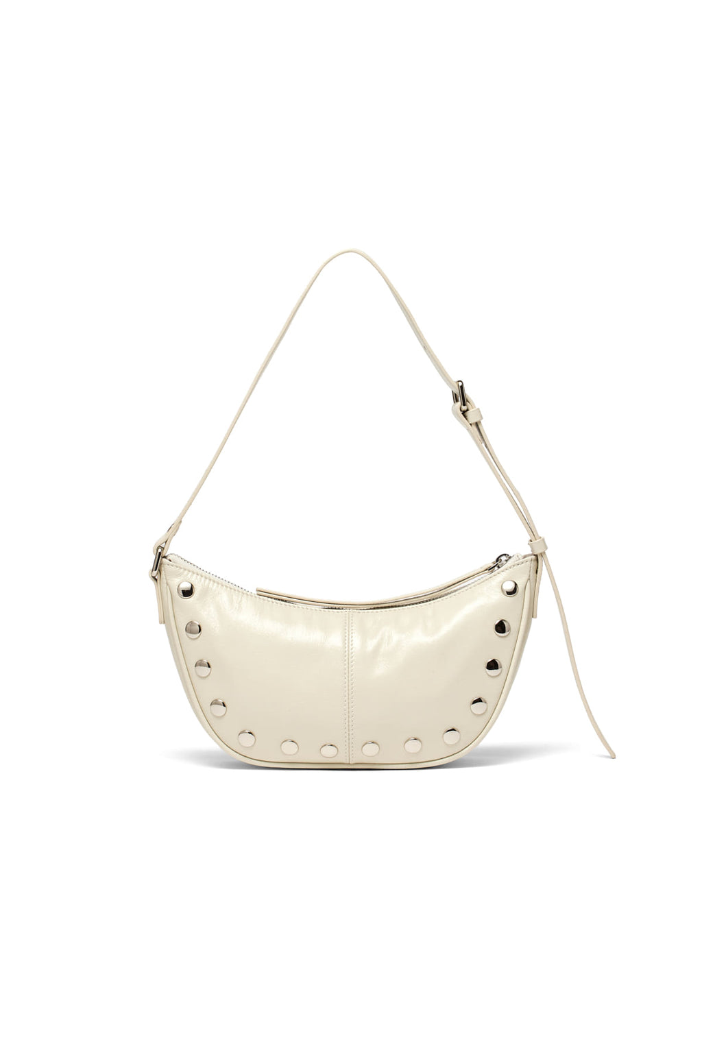 Matin Kim - Stud Leather Shoulder Bag (Ivory) product image 5 | TRAB K-Fashion Australia