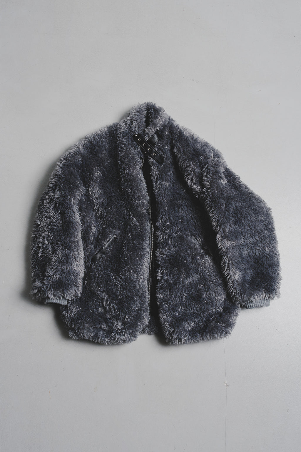 Deinet - Bizzo Point Faux Fur Jumper (Charcoal) product image 12 | TRAB K-Fashion Australia
