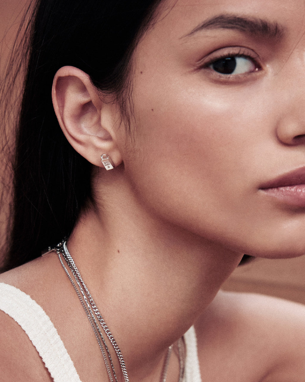 Numbering - Plate Earrings #8390 product image 1 | TRAB K-Fashion Australia