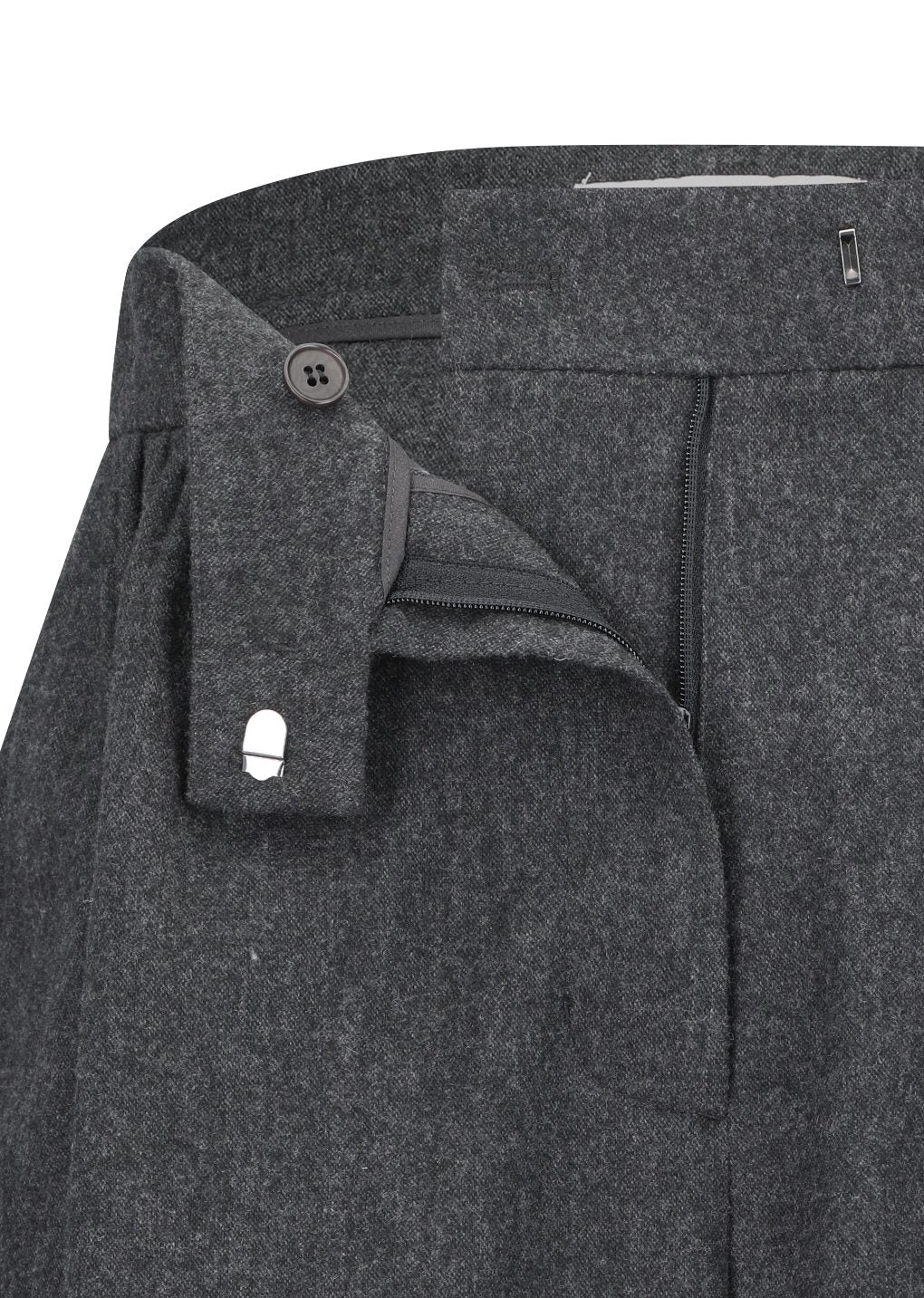 Amomento - Wool shirring pants (Charcoal) product image 8 | TRAB K-Fashion Australia