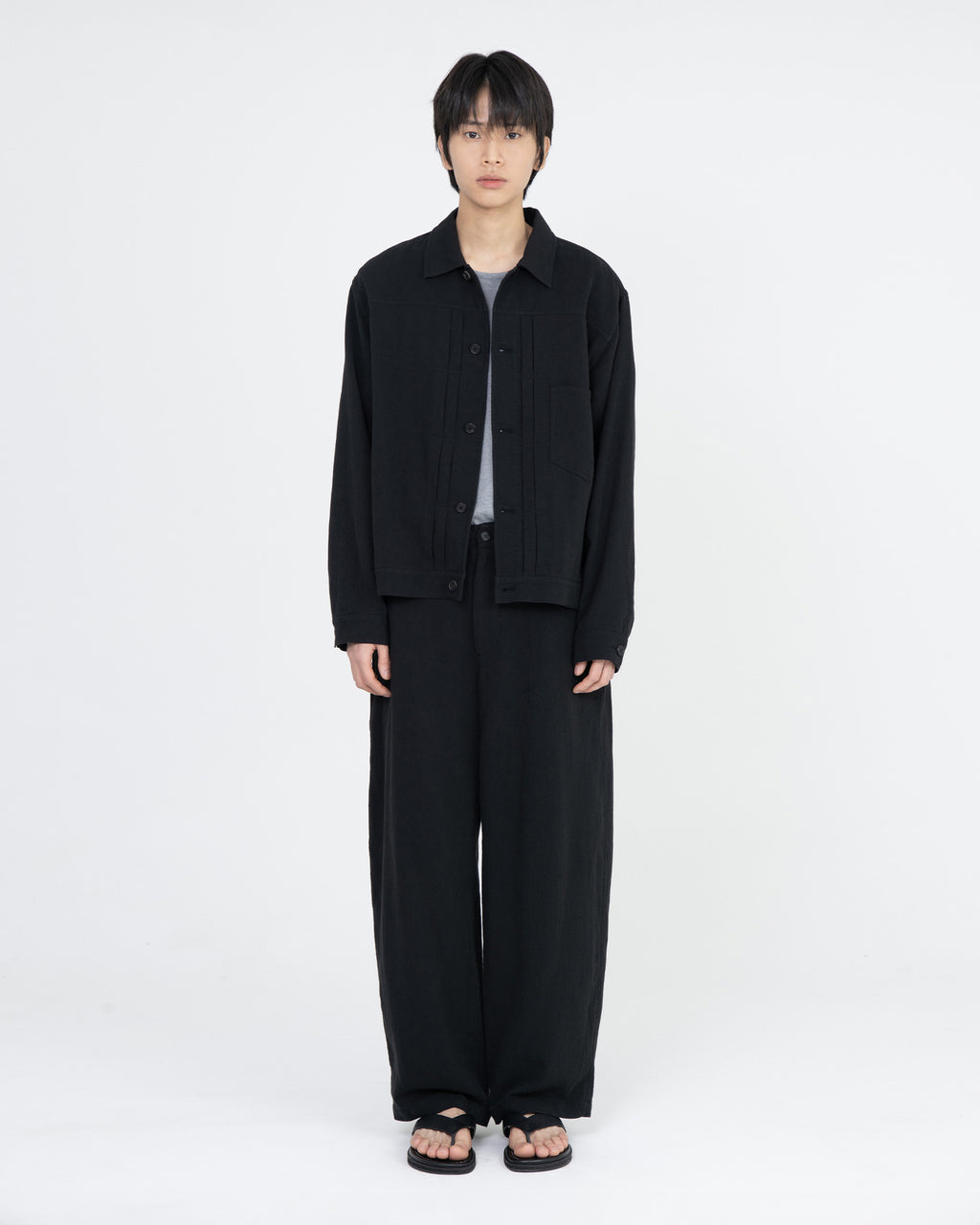 Brownyard - Type 1 Trucker Jacket (Black) product image 1 | TRAB K-Fashion Australia