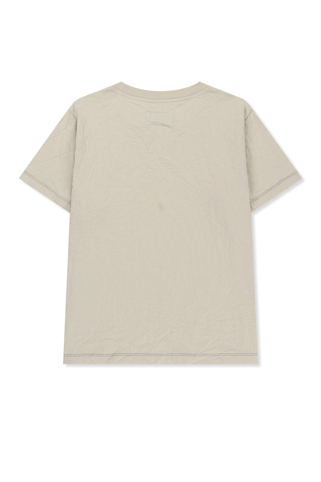 Matin Kim - Lettering Graffiti Crease Top (Beige) product image 2 | TRAB K-Fashion Australia