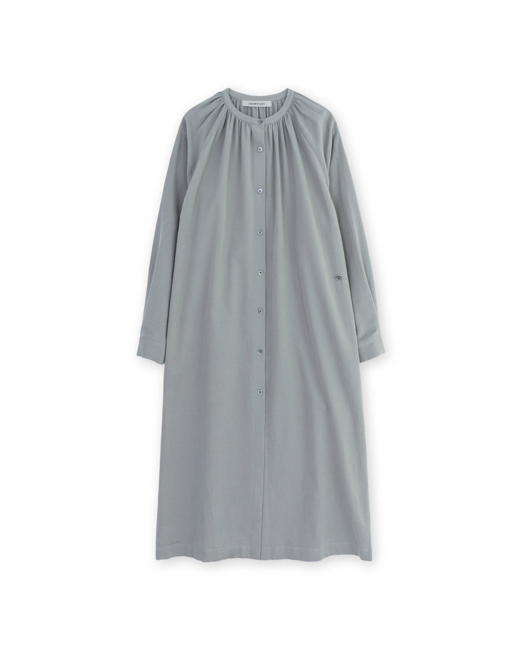 Brownyard - Gathered Dress (Blue Grey) product image 5 | TRAB K-Fashion Australia