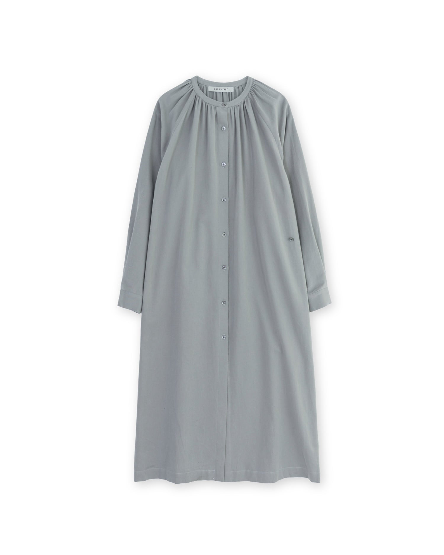 Brownyard - Gathered Dress (Blue Grey) product image 5 | TRAB K-Fashion Australia