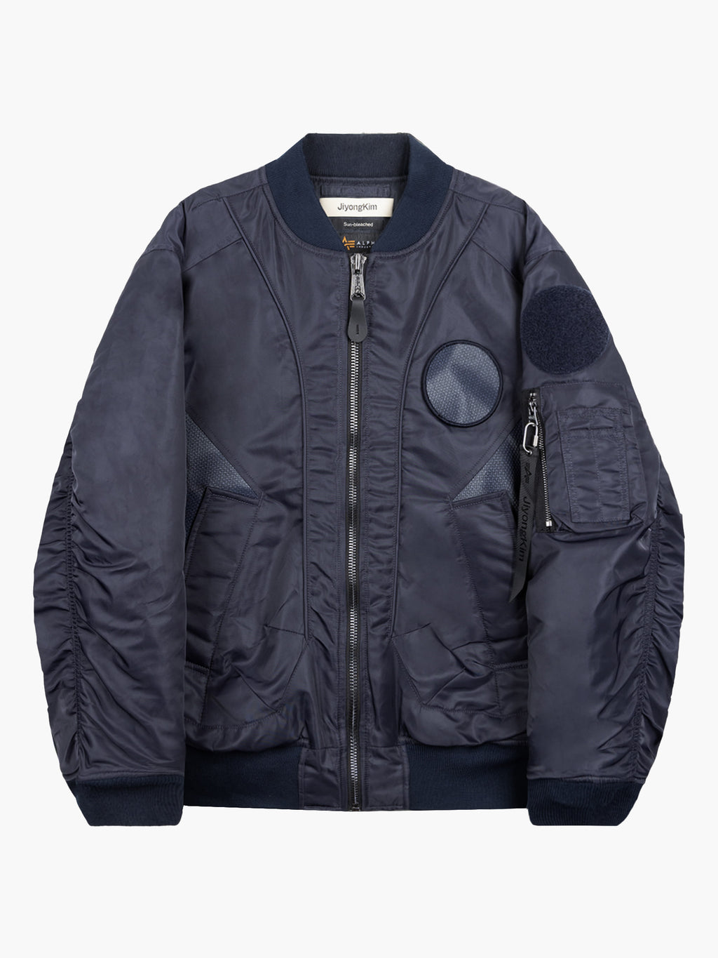 Jiyong Kim - Sun-Bleached Flight Jacket (Navy) product image 7 | TRAB K-Fashion Australia
