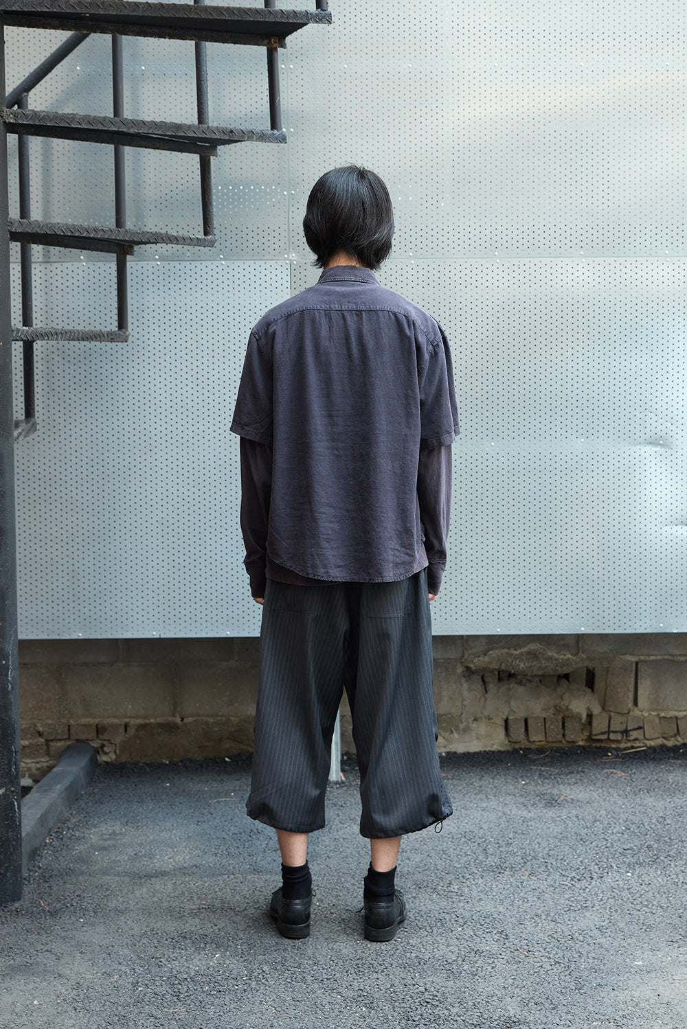 Hatchingroom - Arrow Shirt (Purple Charcoal) product image 10 | TRAB K-Fashion Australia