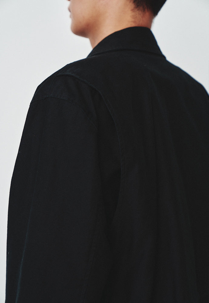 Art if acts - Back satin Garment Field Jacket (Vintage Black) product image 6 | TRAB K-Fashion Australia