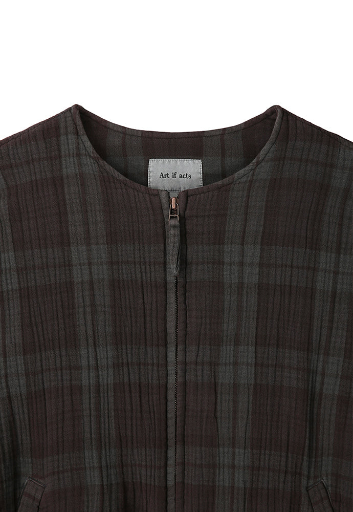 Art if acts - Non Collar Blouson (Vintage Charcoal) product image 8 | TRAB K-Fashion Australia