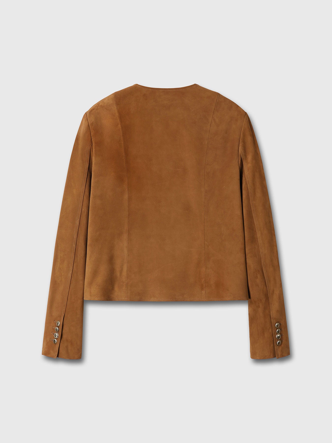 Tonywack - Suede Blouson Jacket (Saddle Brown) product image 8 | TRAB K-Fashion Australia