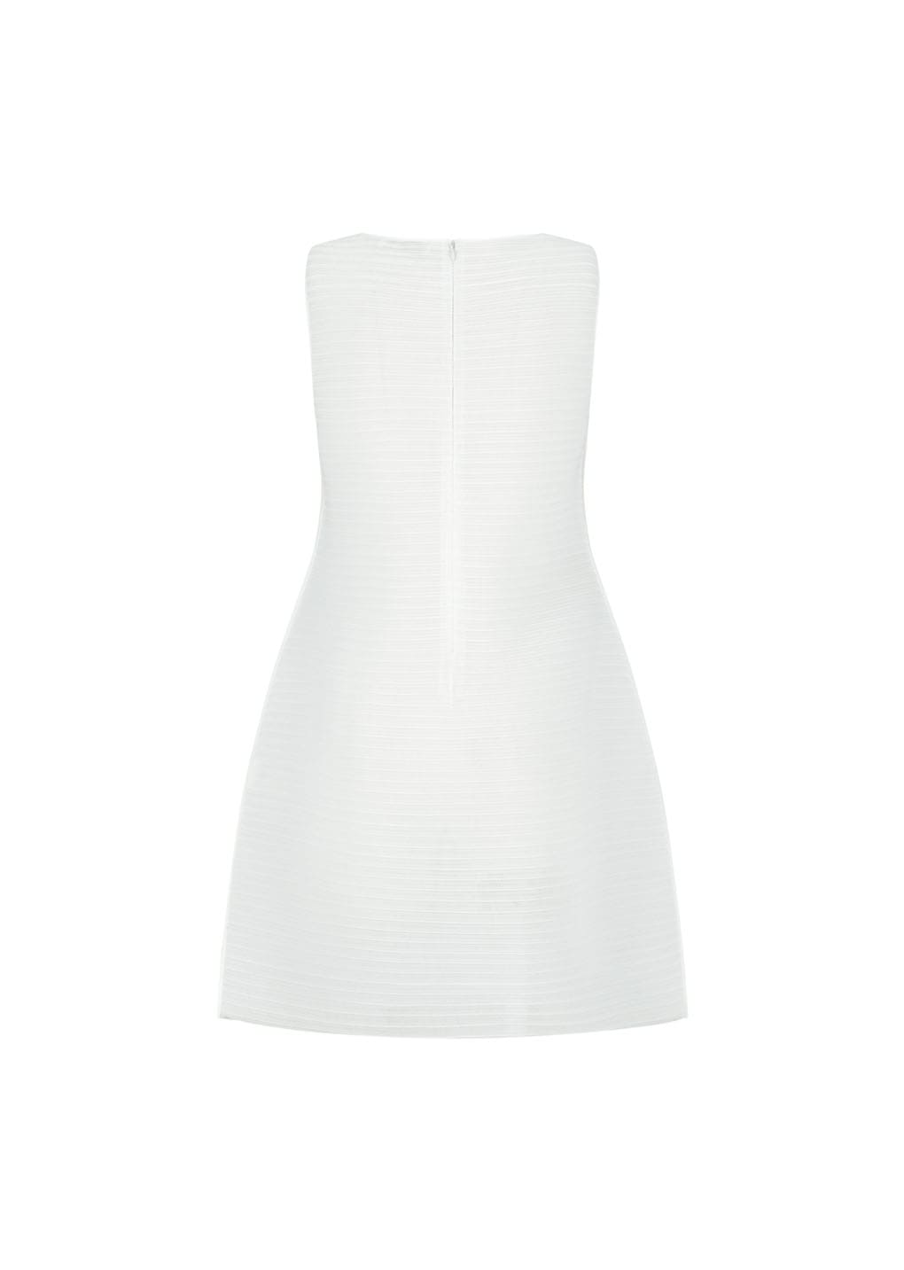 Amomento - Pleats Hourglass Mini Dress (White) product image 3 | TRAB K-Fashion Australia