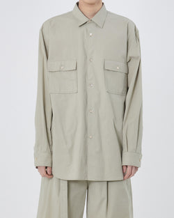 Brownyard - Two Pocket Shirt (Stone) product image 1 | TRAB K-Fashion Australia