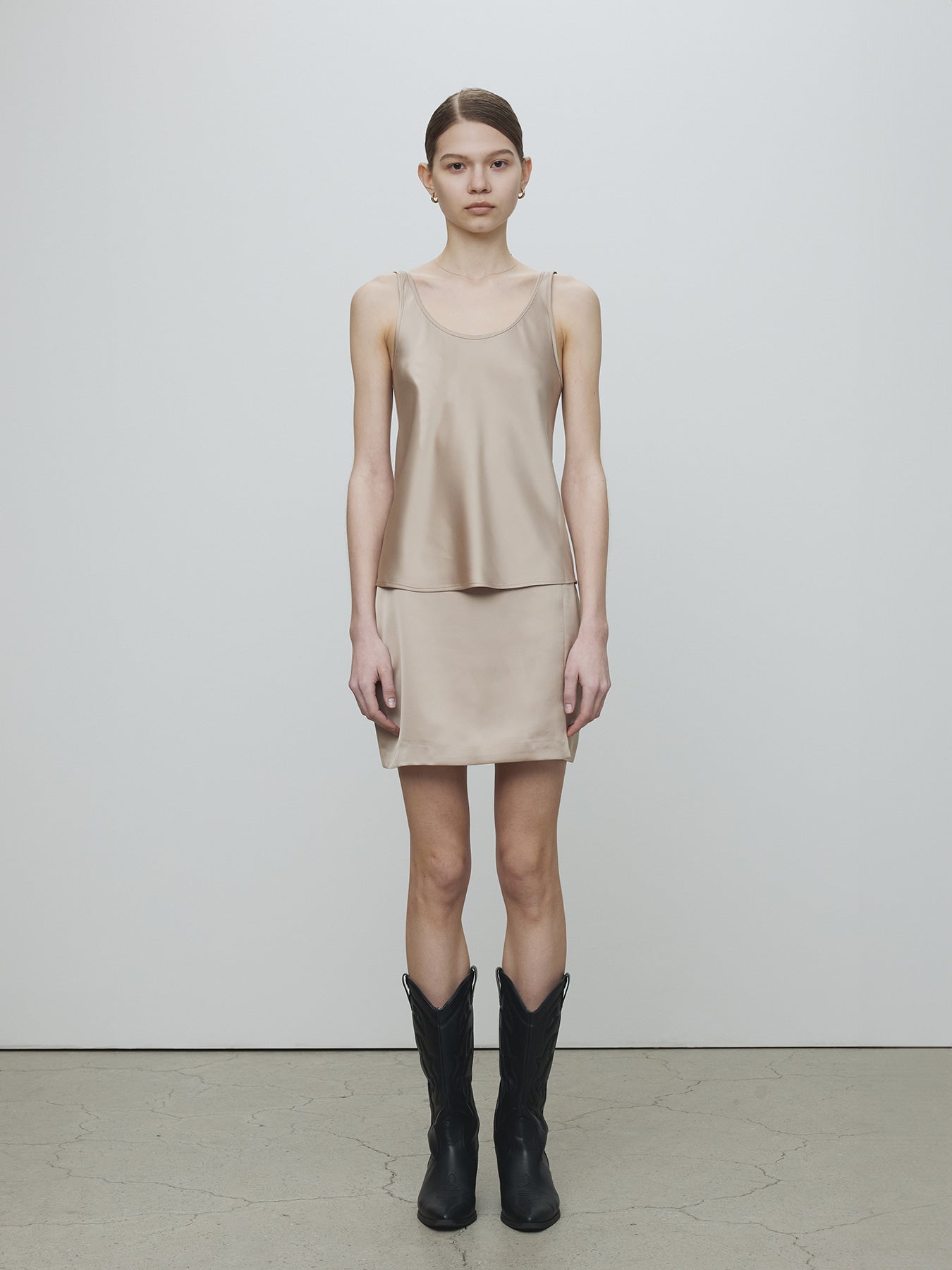 Tonywack - Satin Sleeveless (Golden Sand) product image 3 | TRAB K-Fashion Australia