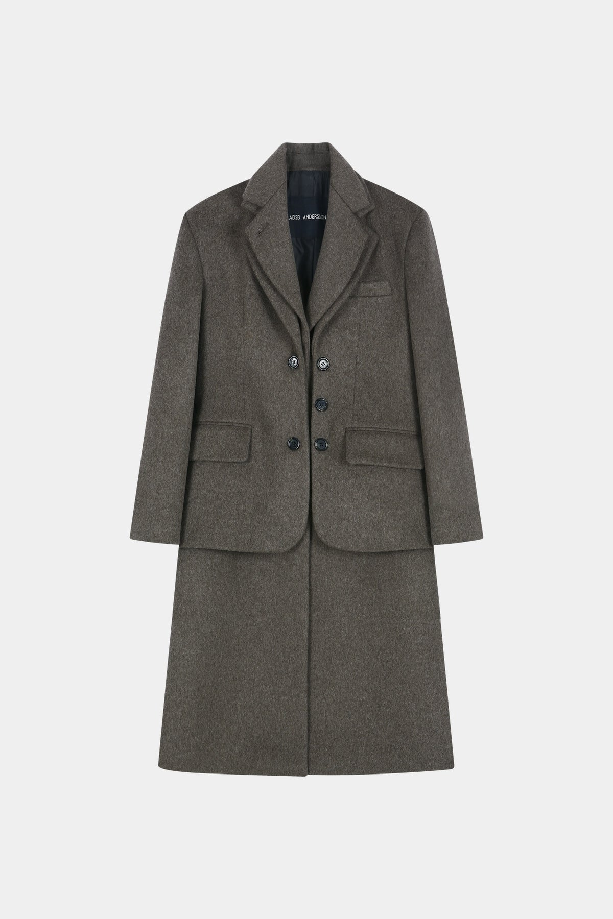 Andersson Bell - Blazer Layered 26 Coat (Brown) product image 12 | TRAB K-Fashion Australia