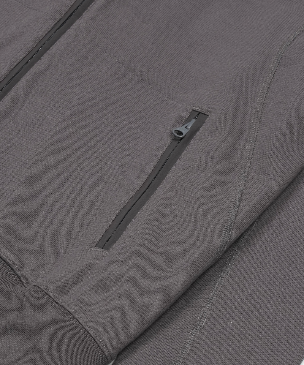 San San Gear - Sling Zip-Up Hoodie (Charcoal) product image 7 | TRAB K-Fashion Australia