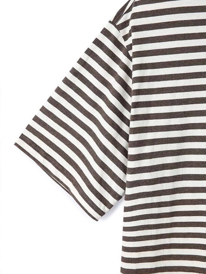 Art if acts - French Stripe S/S Tee (Vintage Brown) product image 12 | TRAB K-Fashion Australia