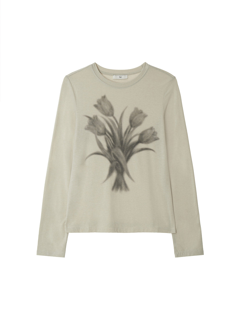 Kijun - Romantic Jersey Top Sage product image 8 | TRAB K-Fashion Australia
