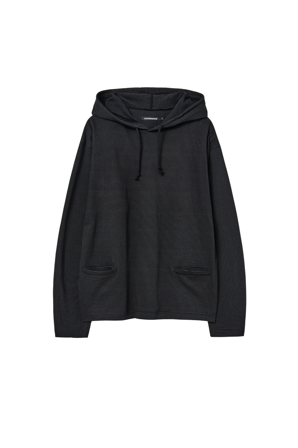 Hatchingroom - Stripe Hoodie (Black) product image 1 | TRAB K-Fashion Australia