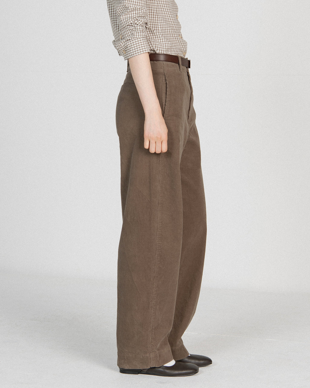 Brownyard - Washed Corduroy Field Pants (Brown) product image 2 | TRAB K-Fashion Australia