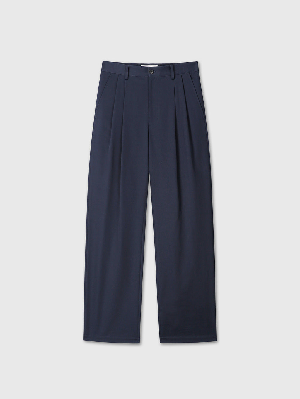 Tonywack - Cotton Drill Pleated Chino Pants (Navy) product image 9 | TRAB K-Fashion Australia
