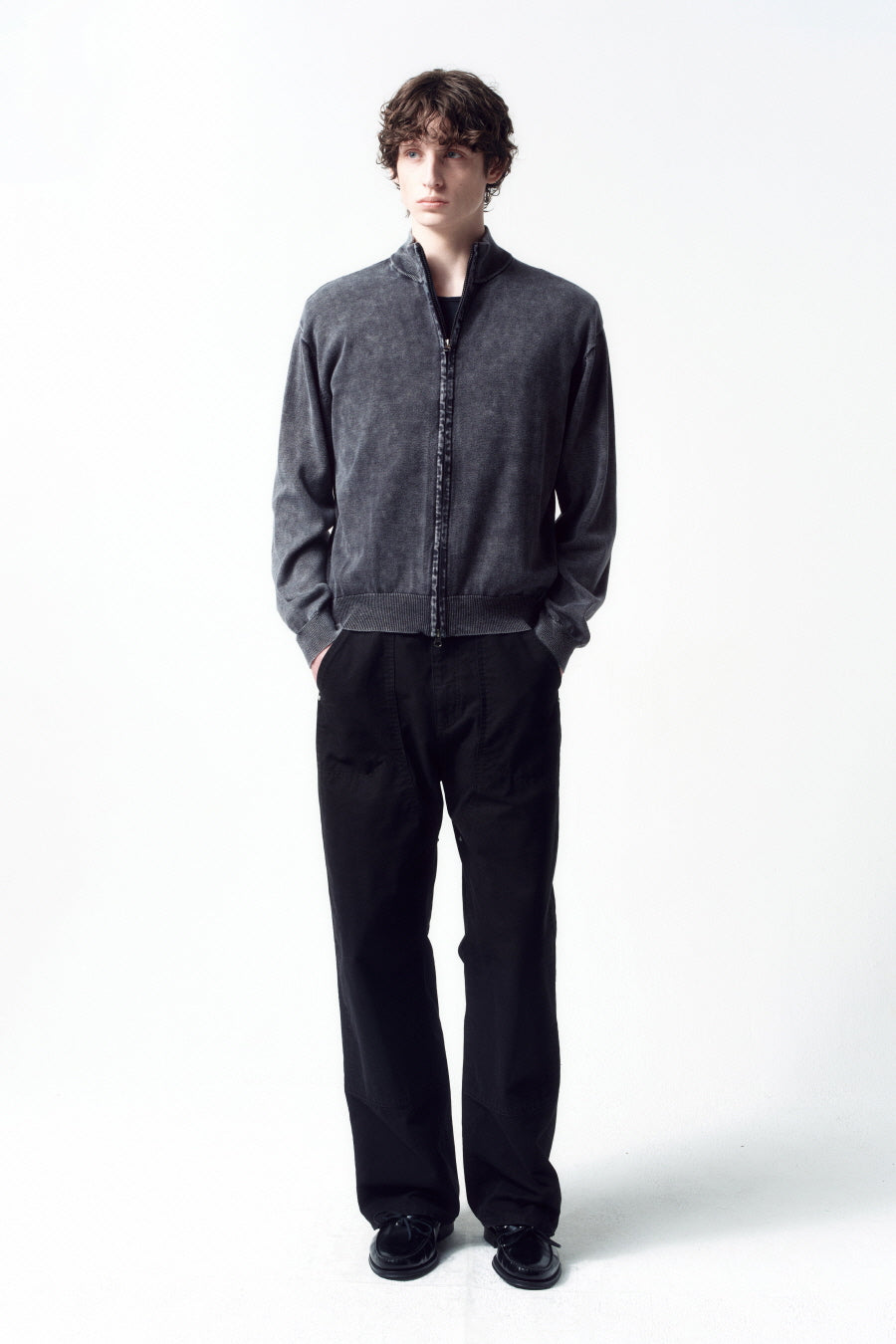 Insilence - Duck Cotton Double Knee Pants (Black) product image 5 | TRAB K-Fashion Australia