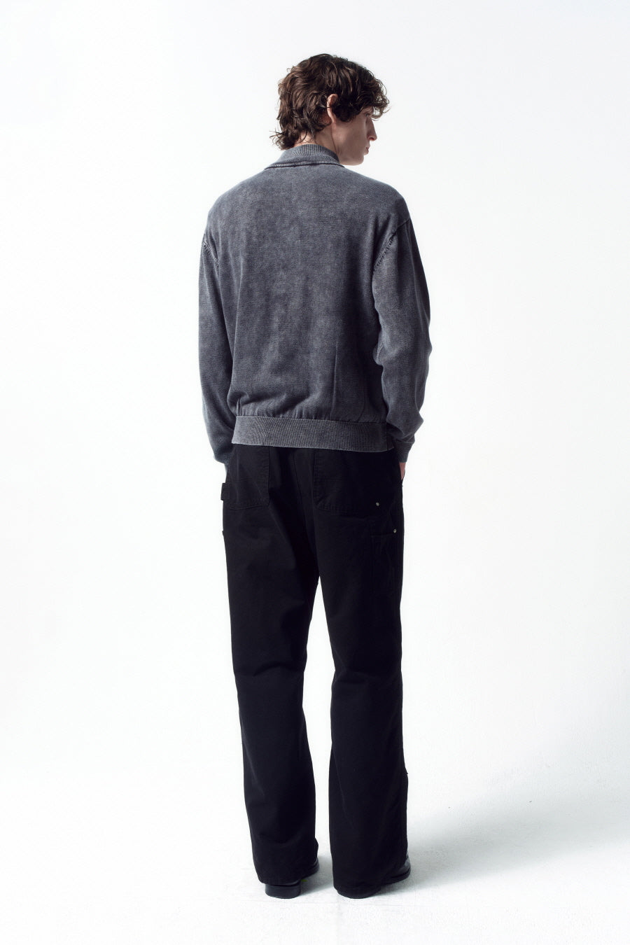 Insilence - Duck Cotton Double Knee Pants (Black) product image 6 | TRAB K-Fashion Australia