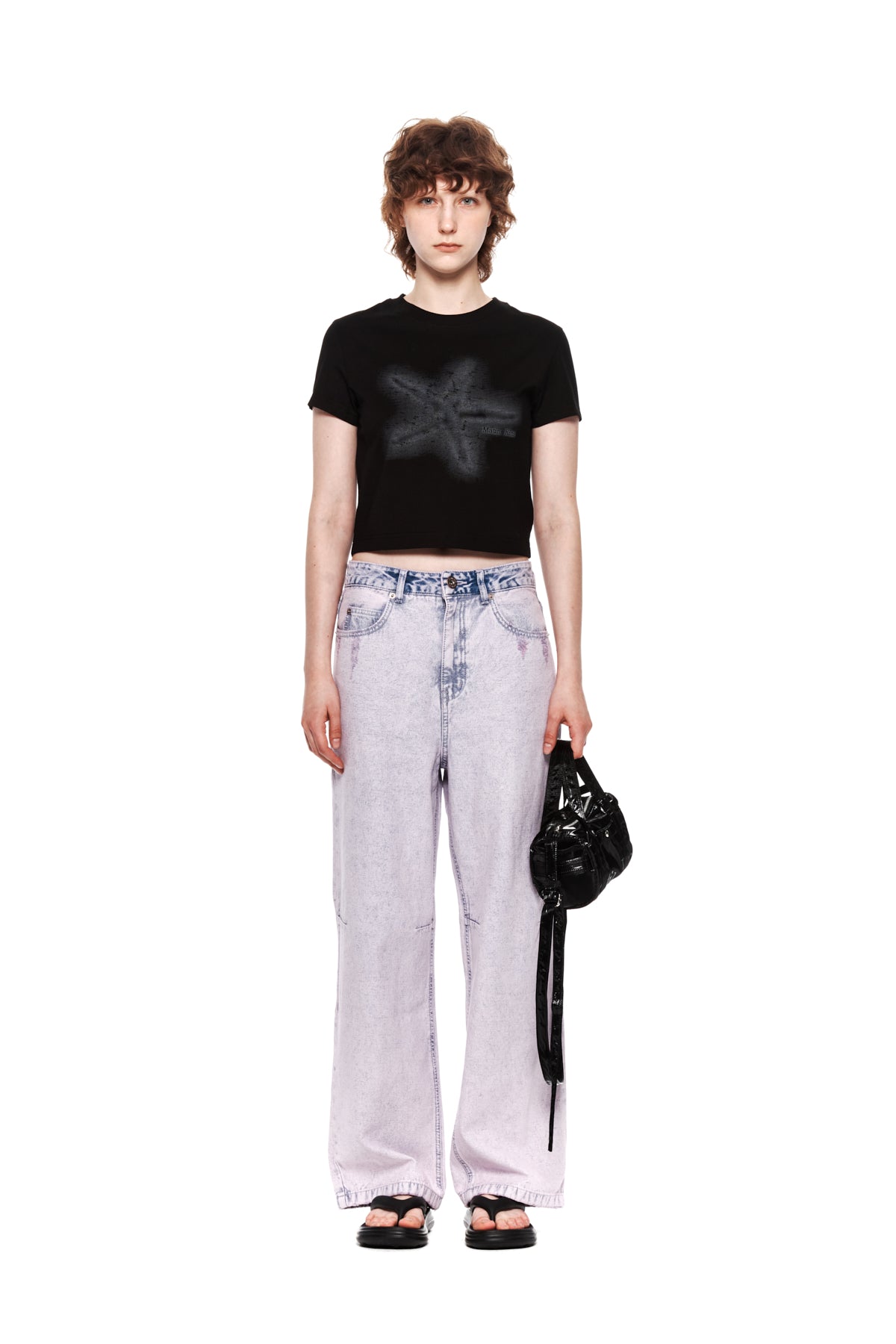 Matin Kim - Color Washed Denim Pants (Pink) product image 10 | TRAB K-Fashion Australia