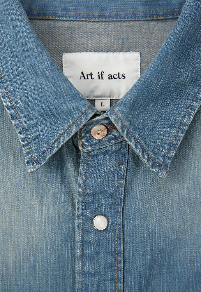 Art if acts - Western Denim Shirt_Japanese Fabric (Vintage Indigo) product image 7 | TRAB K-Fashion Australia