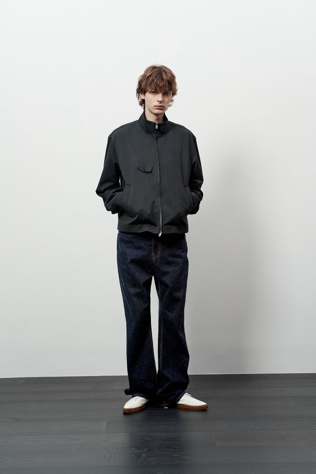 Stu - Husk Straight Indigo Denim Pants (Blue) product image 1 | TRAB K-Fashion Australia
