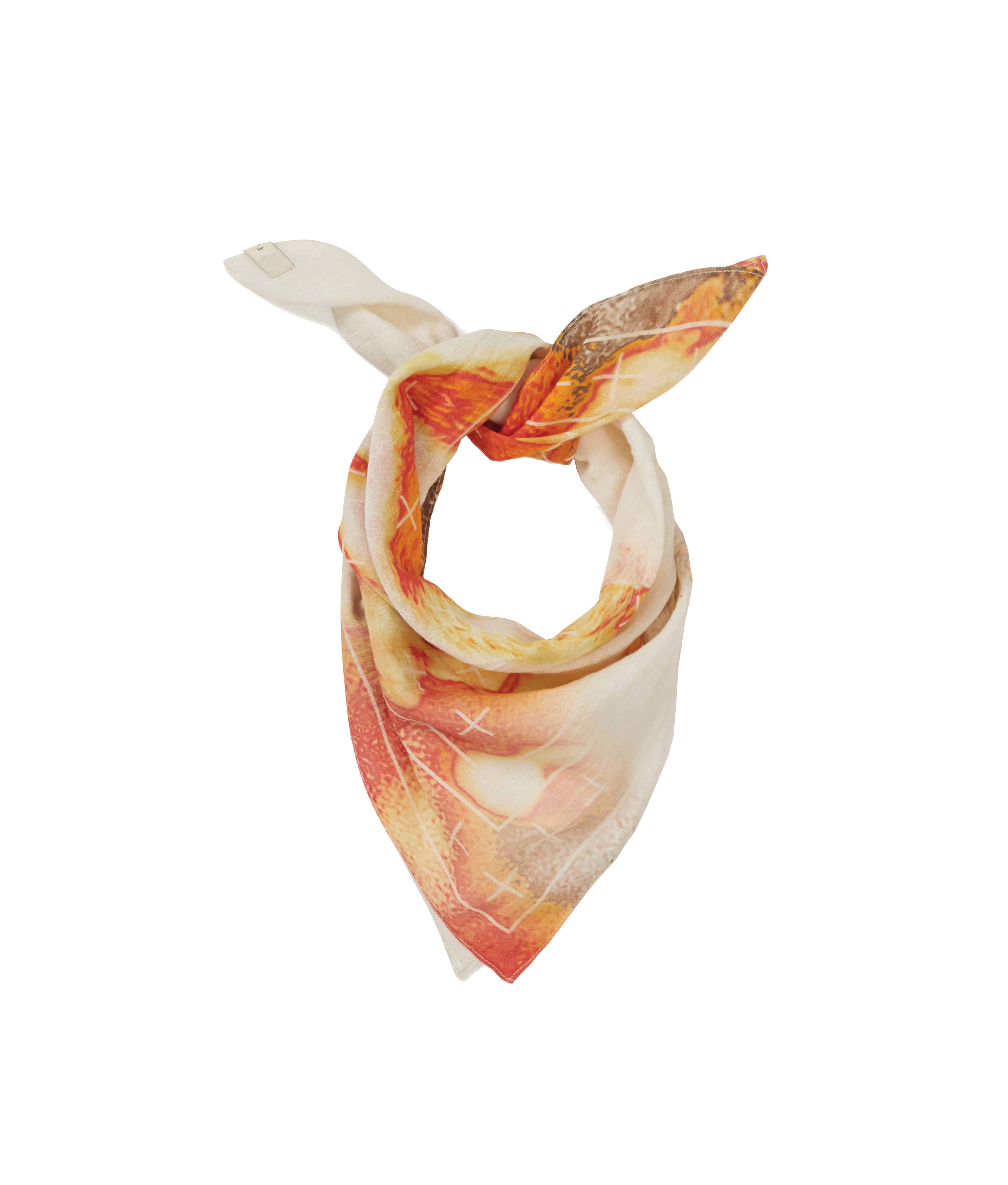 XLIM - Ep.7 01 Synopsis Bandana (Ivory / Orange) product image 3 | TRAB K-Fashion Australia
