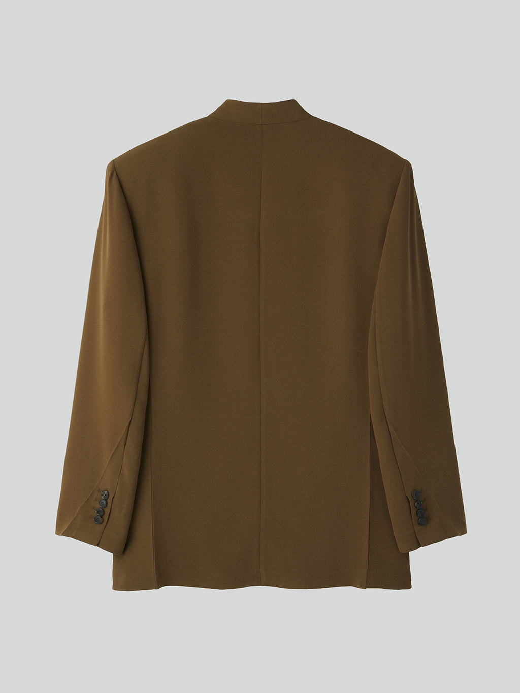 Recto - Collar Detail Fluid Suit Jacket (Ochre) product image 5 | TRAB K-Fashion Australia