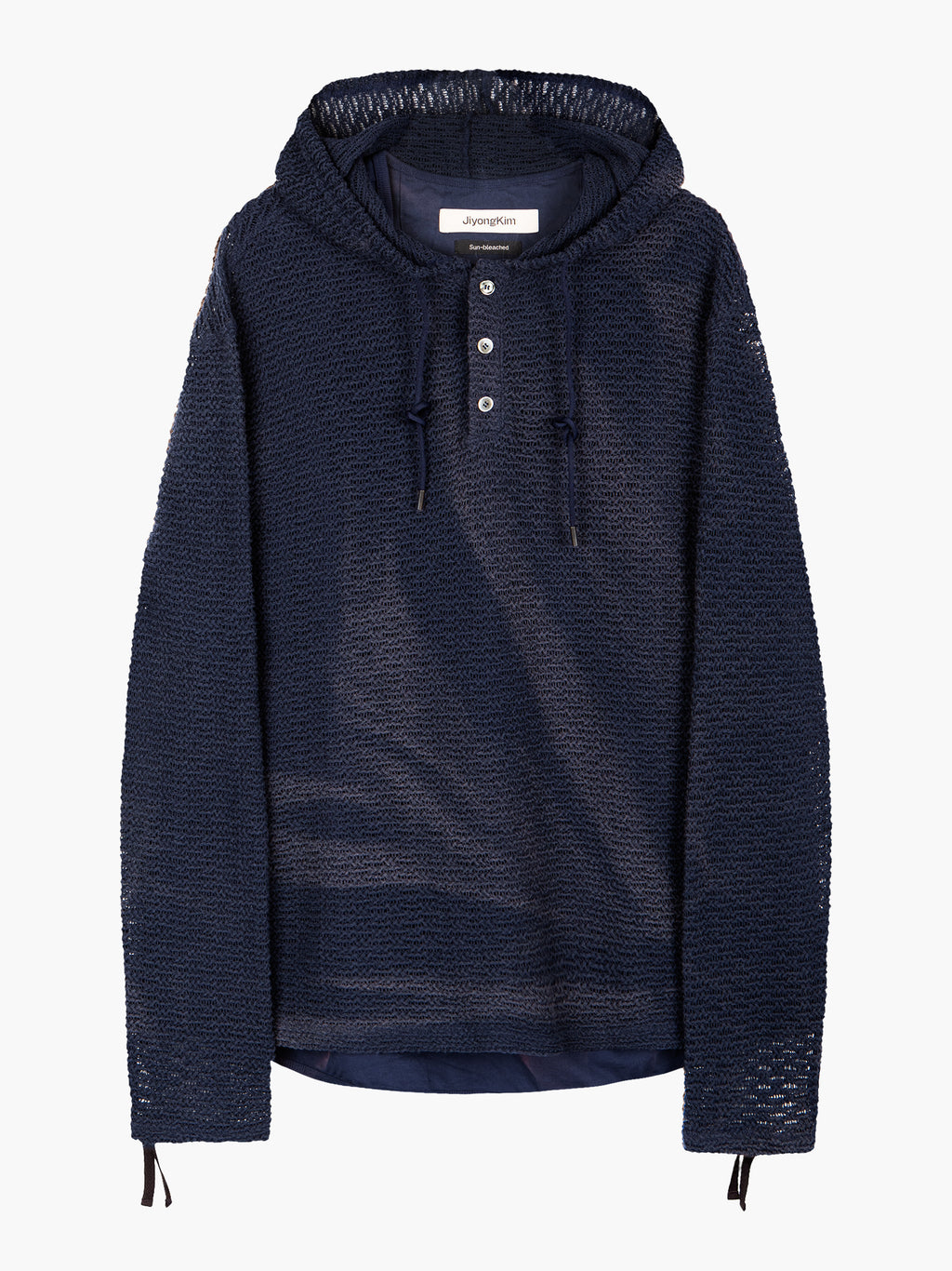 Jiyong Kim - Sun-Bleached Layered Net Hoodie (Purple) product image 11 | TRAB K-Fashion Australia