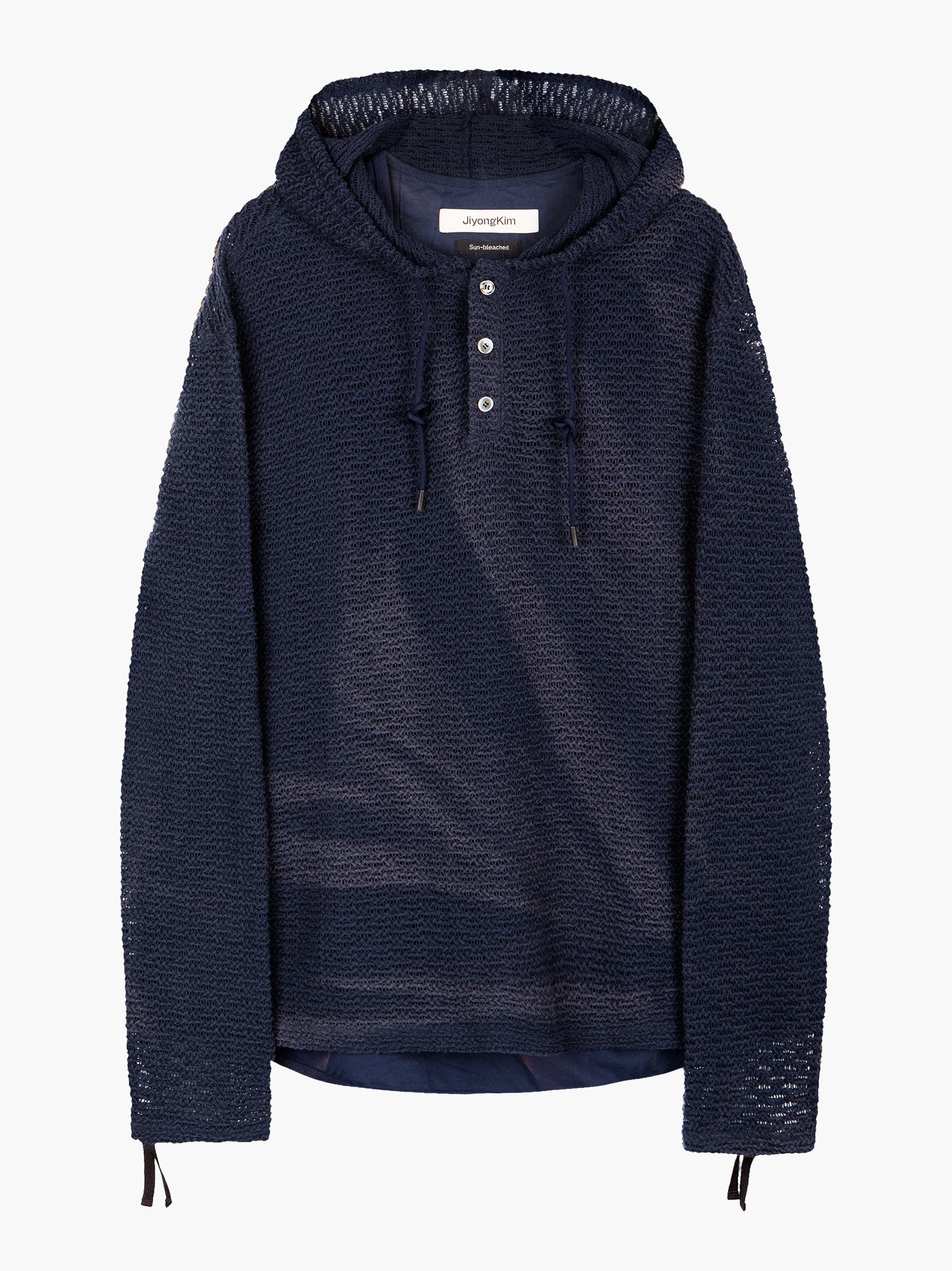 Jiyong Kim - Sun-Bleached Layered Net Hoodie (Purple) product image 11 | TRAB K-Fashion Australia