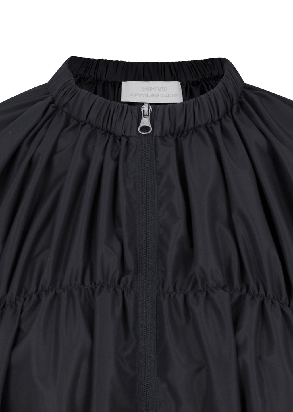 Amomento - Nylon Shirring Jumper (Charcoal) product image 7 | TRAB K-Fashion Australia