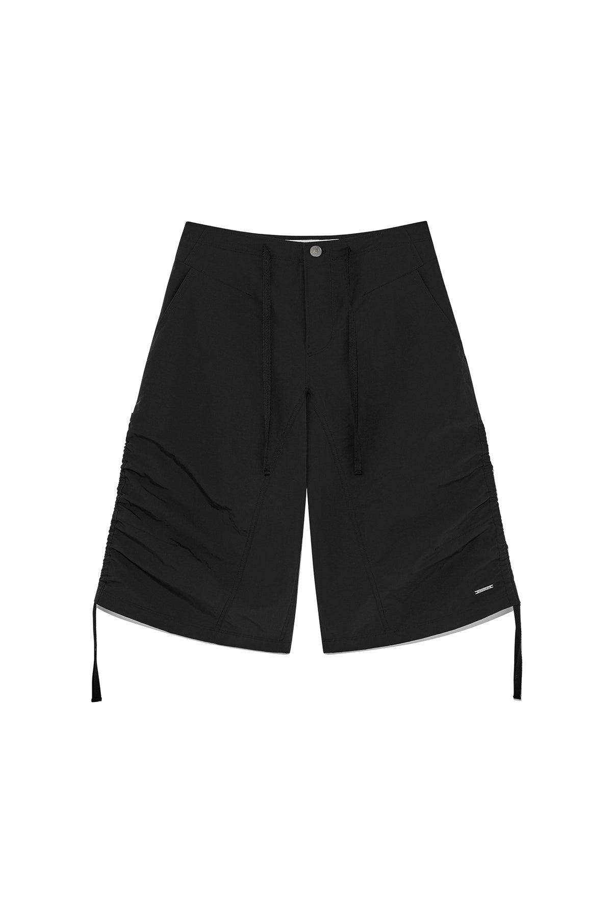 Matin Kim - Nylon String Half Pants (Black) product image 1 | TRAB K-Fashion Australia