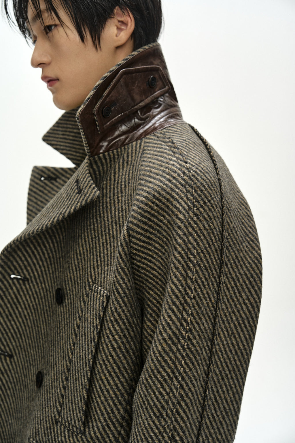 Andersson Bell - Brighton Wool Pea Coat (Brown) product image 8 | TRAB K-Fashion Australia