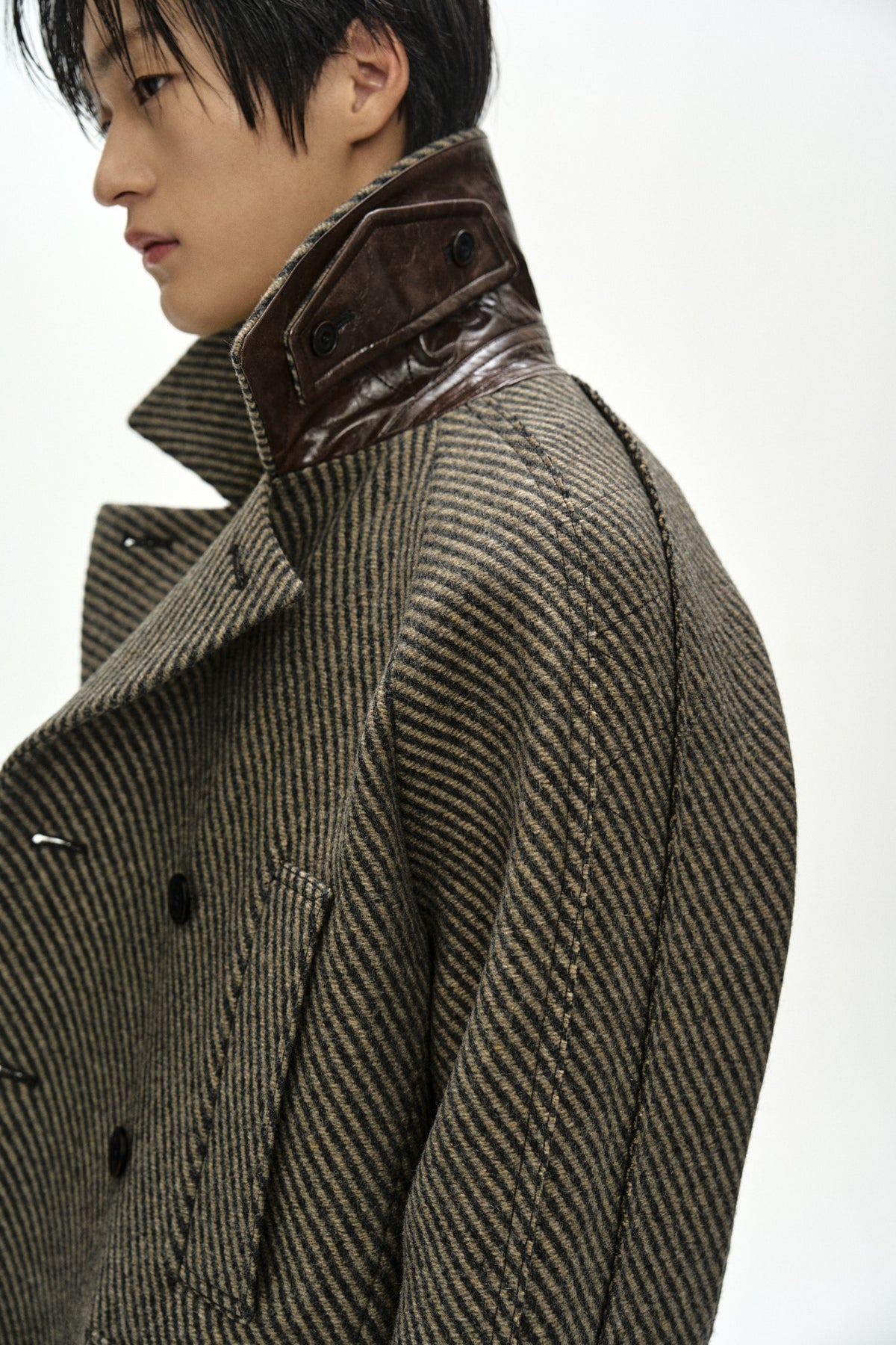 Andersson Bell - Brighton Wool Pea Coat (Brown) product image 8 | TRAB K-Fashion Australia