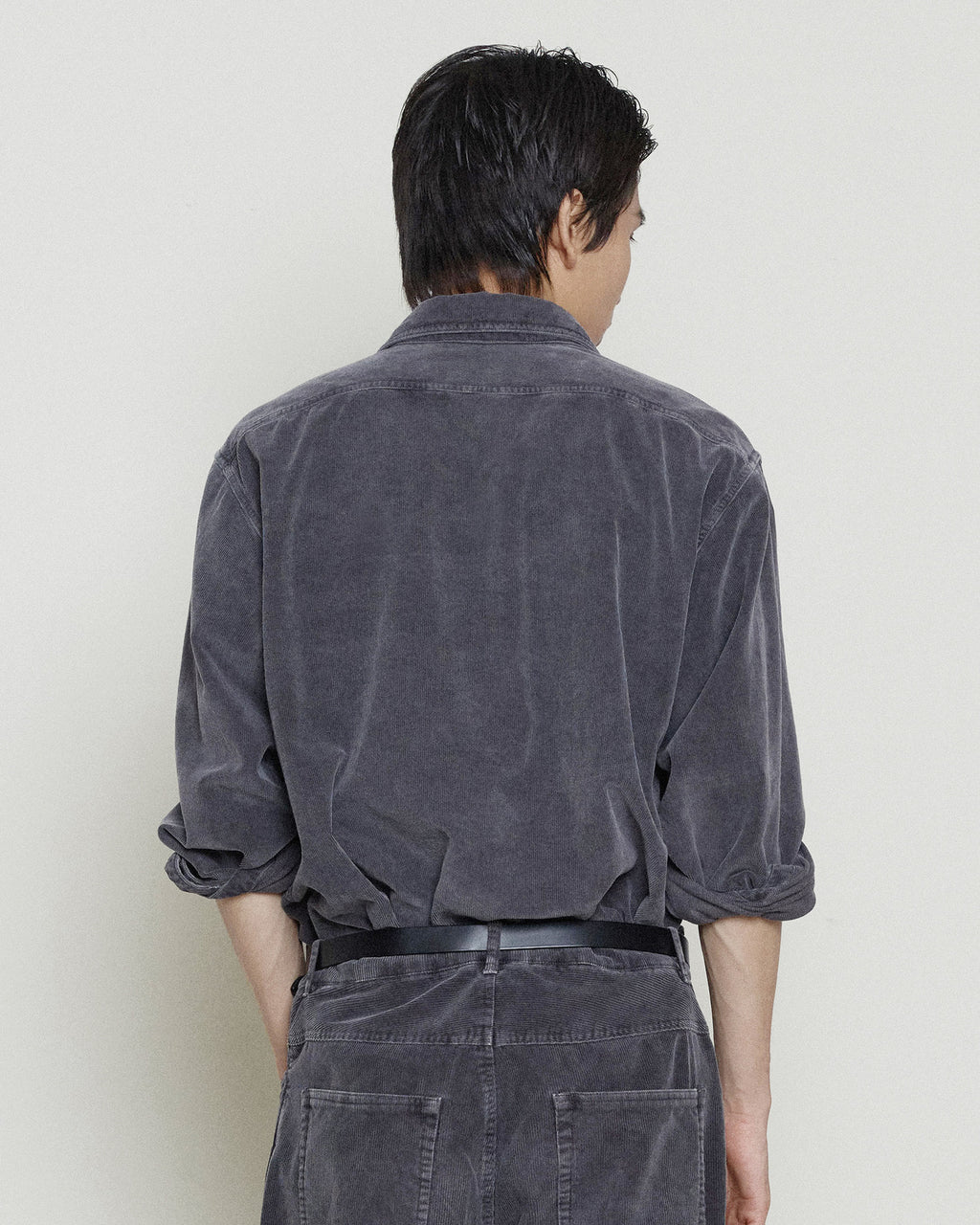 Brownyard - Garment Dyed Corduroy Shirt (Navy) product image 3 | TRAB K-Fashion Australia