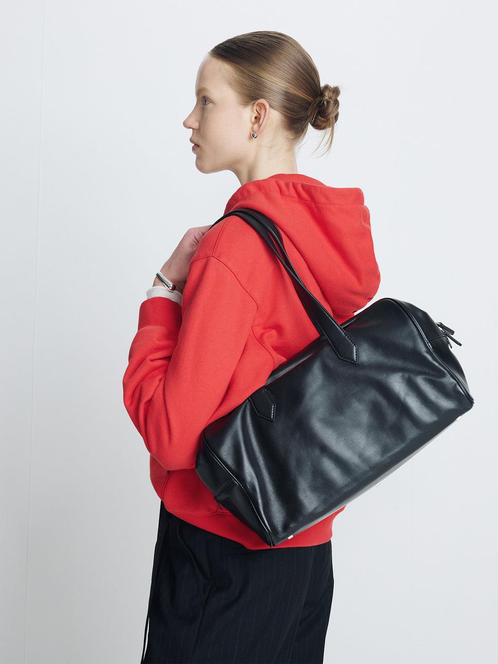 Tonywack - Garment Washed Zip-Up Hoodie (Faded Red) product image 4 | TRAB K-Fashion Australia
