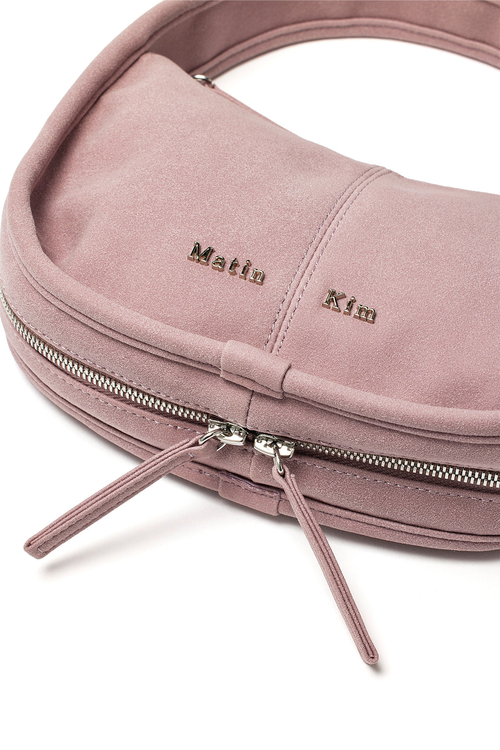 Matin Kim - Zip Around Suede Mini Bag (Lilac) product image 3 | TRAB K-Fashion Australia