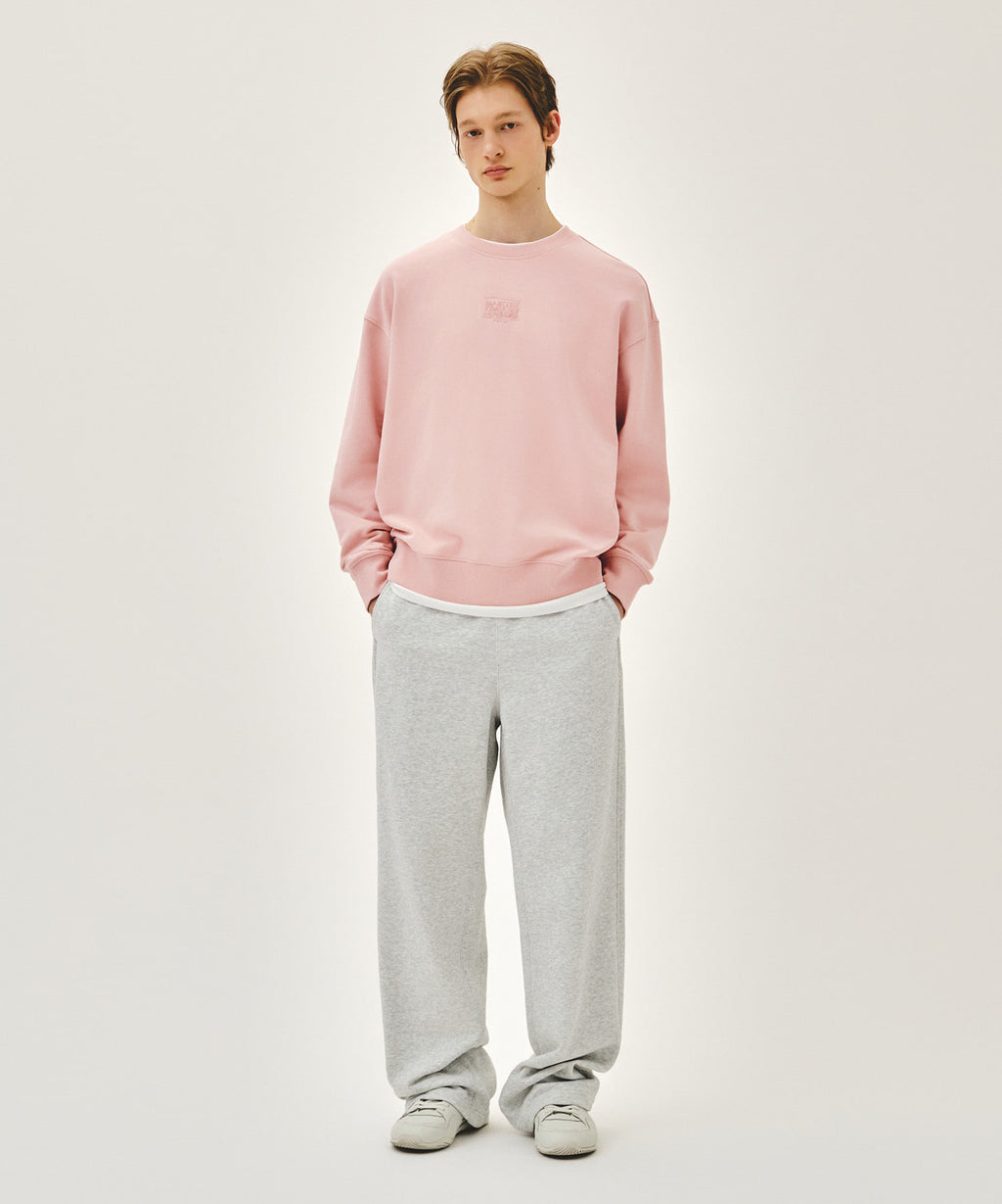 Marithe & Francois Girbaud - Drawing Classic Logo Sweatshirt (Salmon) product image 5 | TRAB K-Fashion Australia