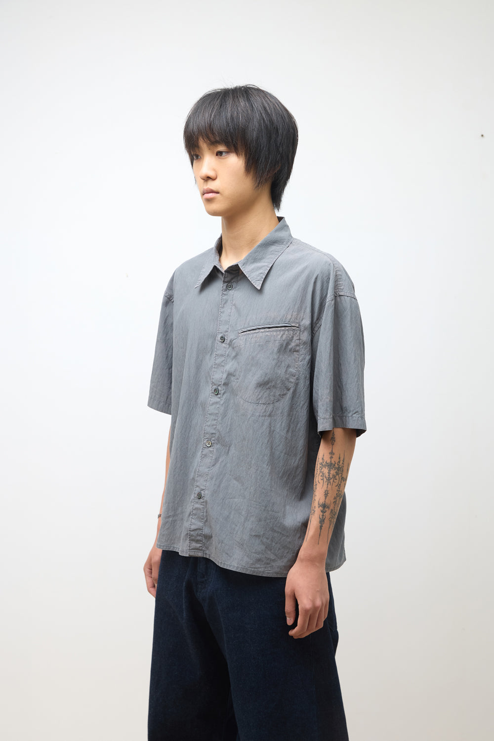 Hatchingroom - Over Shirt (1/2 Grey) product image 14 | TRAB K-Fashion Australia