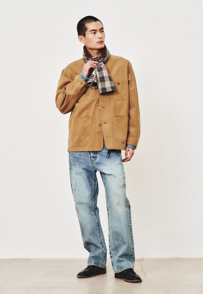 Art if acts - Garment Washed Chore Jacket (Tan) product image 5 | TRAB K-Fashion Australia