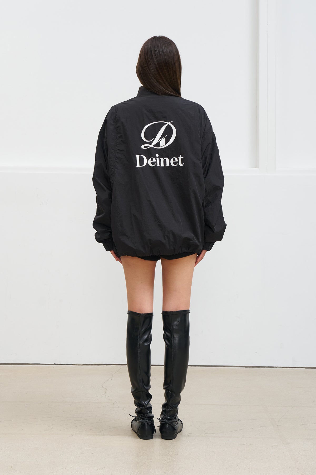 Deinet - Funnel Neck Jacket (Black) product image 3 | TRAB K-Fashion Australia