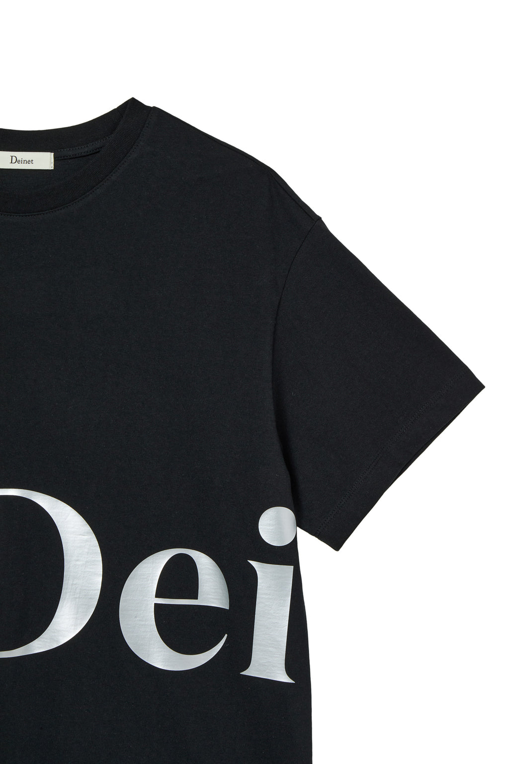Deinet - Silver Logo T-Shirt (Black) product image 4 | TRAB K-Fashion Australia