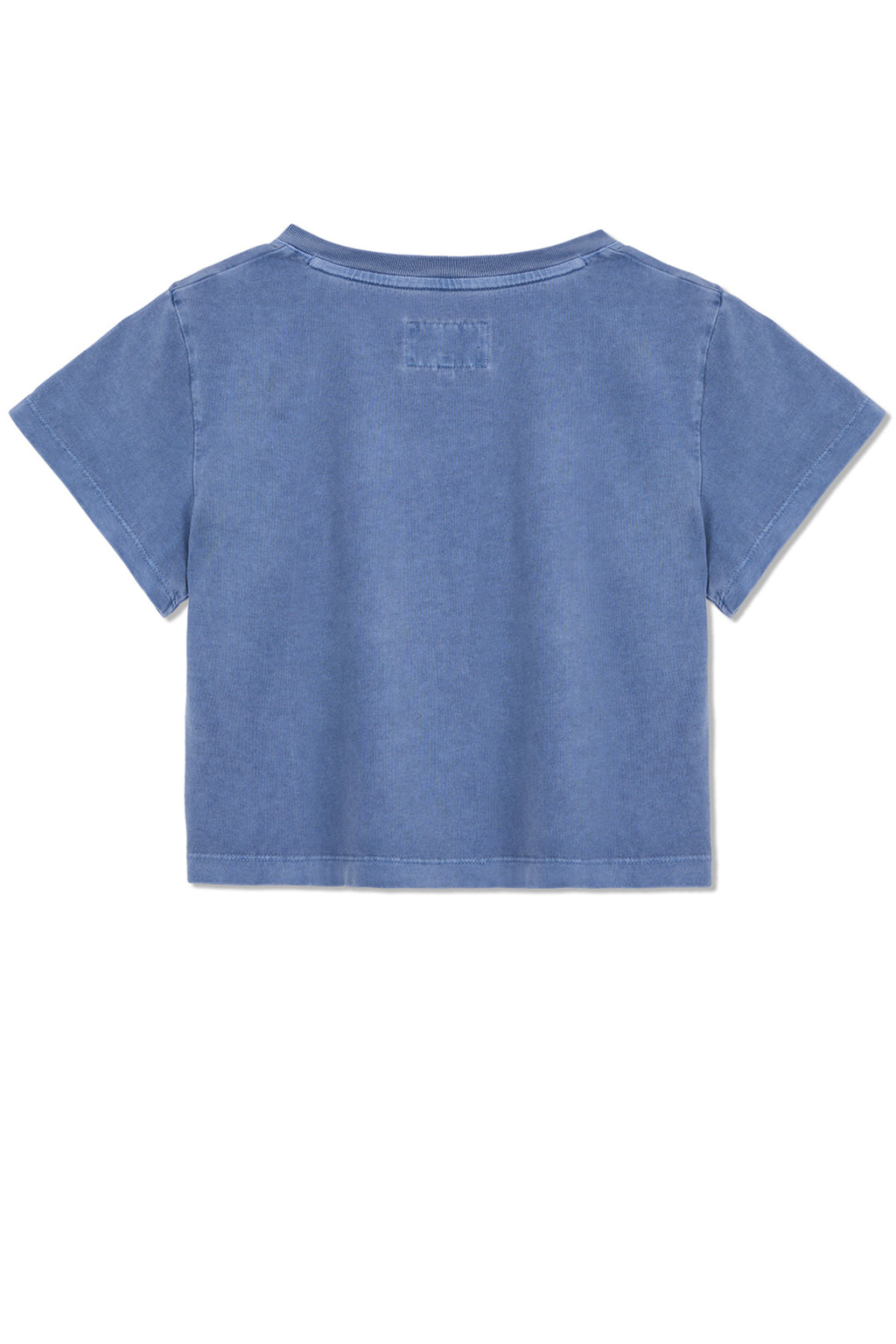 Matin Kim - [Pre-Order – Ships June 24] Pigment Logo Crop Top (Powder Blue) product image 2 | TRAB K-Fashion Australia
