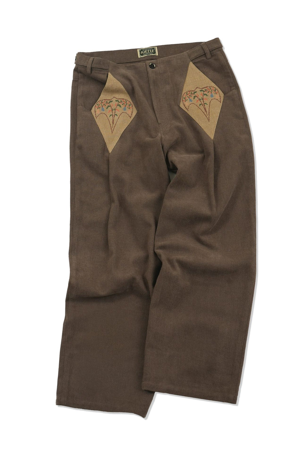 Ioedle - Kite Flying Tuck Pants (Brown) product image 1 | TRAB K-Fashion Australia